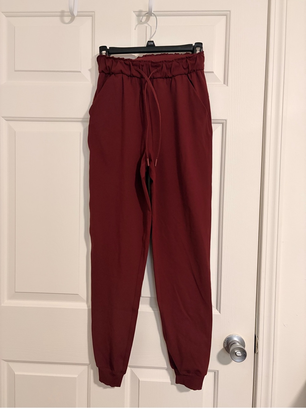lululemon athletica Burgundy Drawstring Joggers
